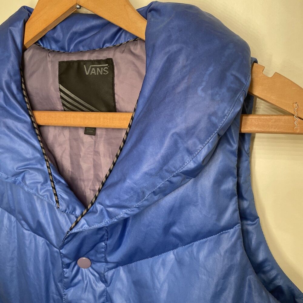 Vans WOMENS SODAPOP VEST Jacket SZ S Coat‎ BLUE Puffer Soda Pop *READ - Picture 15 of 16